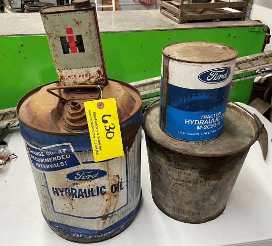 630 (4) Antique Cans