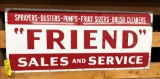 186 Friend Sprayers Sign