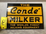 195 NOS Conde Milker Sign