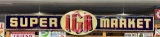 63 Huge IGA Super Market Sign