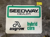 671 Seedway Dealer Metal Sign