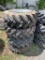 6434 Set of (4) 11.5/80-15.3 Compact Tractor Loader Tires and Rims