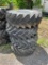 6435 Set of (4) 295/80-15.3 Compact Tractor Loader Tires and Rims