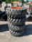 8000 Set of (4) New 12-16.5 Tires on Bobcat Rims