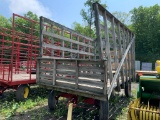 3229 Wooden Hay Wagon