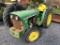 195 John Deere 1020 Vineyard Tractor