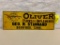 56 Original Oliver Plows & Implements Sign
