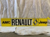 97 AMC Renault Jeep Sign