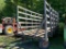 3671 Wooden Hay Wagon