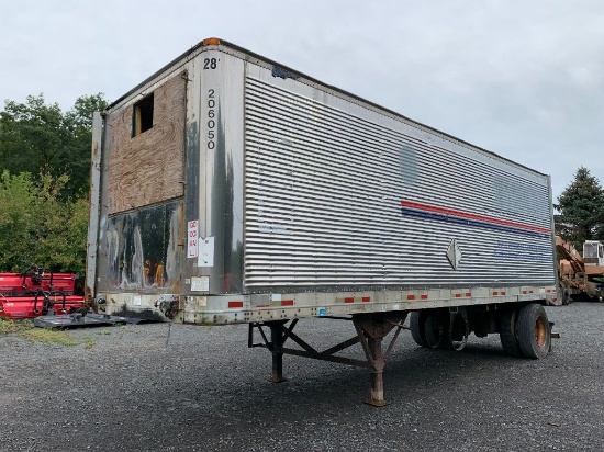 6592 28ft Storage Trailer