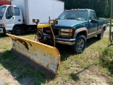 3486 1996 GMC 2500 Plow Truck