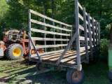 3671 Wooden Hay Wagon