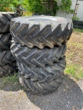 6435 (4) 295/80-15.3 Compact Tractor Loader Tire Rims