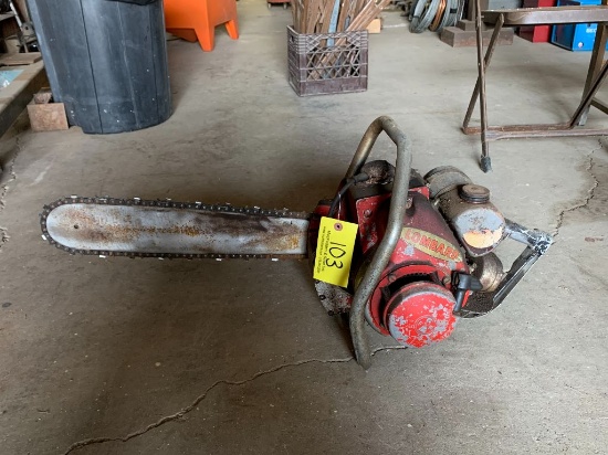103 Antique Lombard Chainsaw