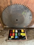 114 Saw Blade & Rolls of Wire