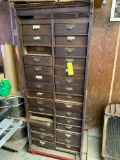 143 Large Multi-Drawer Cabinet, Contents on Top