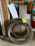 99 (2) Rolls of Cable, Copper Pipe, and Aluminum Behind