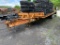 4197 2004 Econo Line 12T Backhoe Trailer