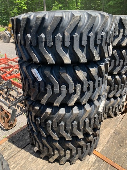 29 Set of (4) New 12-16.5 SKS332 Skid Steer Tires