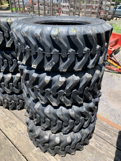 30 Set of (4) New 10-16.5 SKS332 Skid Steer Tires