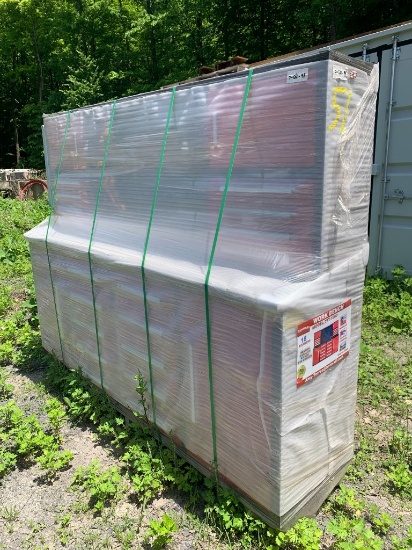 51 New Red Steelman 7ft Workbench