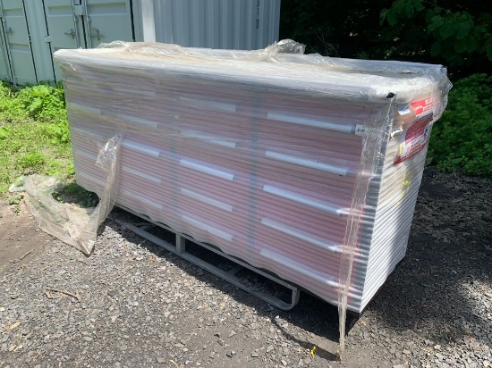 54 New Red Steelman 7ft Workbench