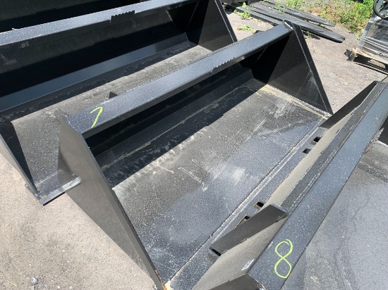 7 New 66in Kivel Skid Steer Bucket