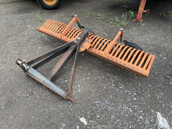 7361 6ft York Rake with Wheels