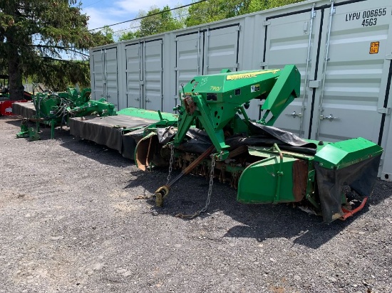 7401 2012 John Deere 388 & John Deere 131 Triple Mower Setup