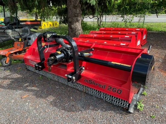7623 New Mahindra mShred 260 Flail Mower