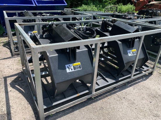 83 New Greatbear 72in Hydraulic Rock Grapple Bucket