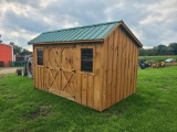 4840 Salt Box Side Entry 8ft x 12ft Amish Shed