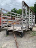 7726 Wooden Hay Wagon