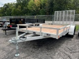 R4 Black Rhino 7x16 Aluminum Landscape Trailer