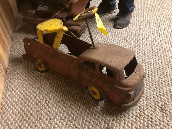 18 Antique Pedal Fire Truck