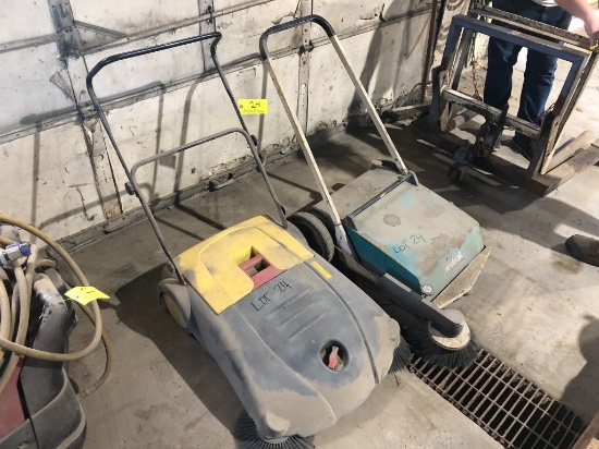 24 (2) Floor Sweepers