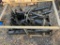 108 New Black Skid Steer Auger with 2 Augers