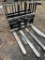 29 New 48in Kivel 4200lb Step Thru Pallet Forks