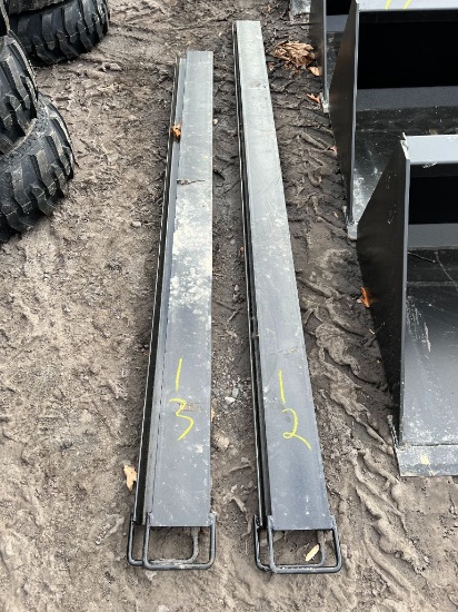 13 Pair of (2) New 7ft Pallet Fork Extensions