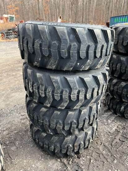 2 Set of (4) New 12-16.5 Tires on NH/JD/CAT Rims
