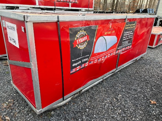 64 New Golden Mountain 30ft x 65ft x 15ft Dome Storage Shelter