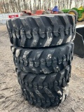 11 Set of (4) New 10-16.5 Skid Steer Tires