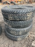 6 Set of (4) New ST235/80R16 Radial Trailer Tires/Wheels