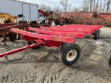 8124 JBM Tandem 9x6 24ft HD Round Bale Wagon