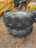 8152 Pair of New 19.5L-24 Industrial Tires