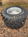 8153 Pair of New 13.6R-24 Radial Tires