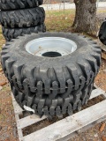 8155 Pair of New 12.5/80-18 MFWD Tires & Rims