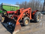 1144 Allis Chalmers Tractor with Bush Hog