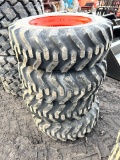 3 Set of (4) New 10-16.5 Tires on Bobcat Rims