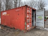 8482 Used 20ft Container with HD Shelving